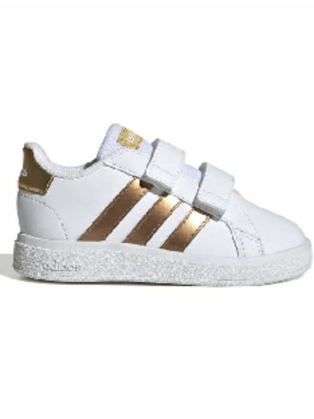 Adidas Grand Court 2.0 CF Children's Tennis Shoes, White.